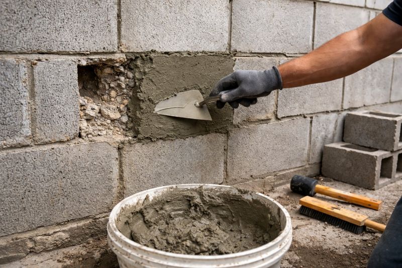 Block Wall Repair in Hudsonville, MI