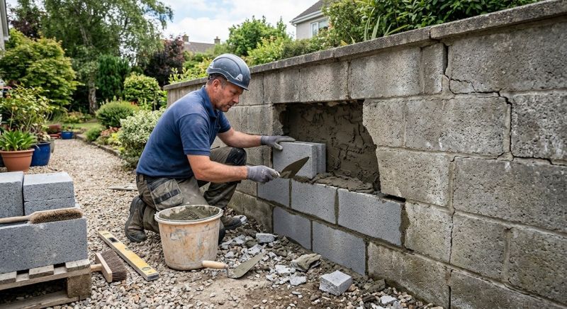 Block Wall Repair in Ottawa County, MI