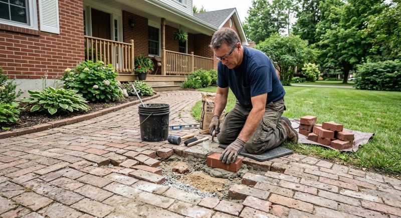 Brick Flatwork Repair in Fennville, MI