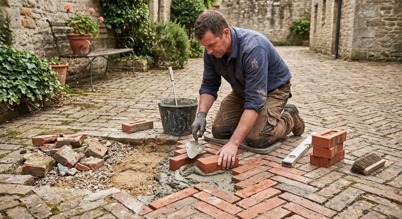 Brick Flatwork Repair in Grand Haven, MI