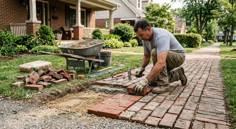 Brick Flatwork Repair in Grand Rapids, MI
