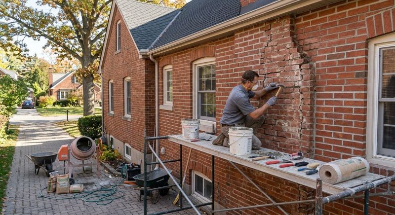 Brick Restoration in Allendale, MI