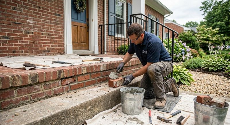 Brick Stairs Repair in Grand Haven, MI
