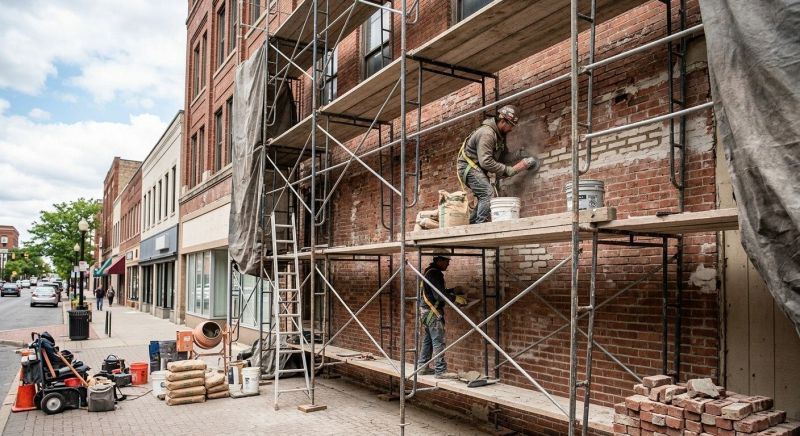 Commercial Masonry Repair in Pullman, MI