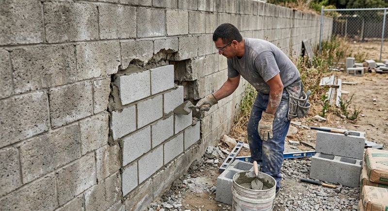 Concrete Block Repair in Jenison, MI