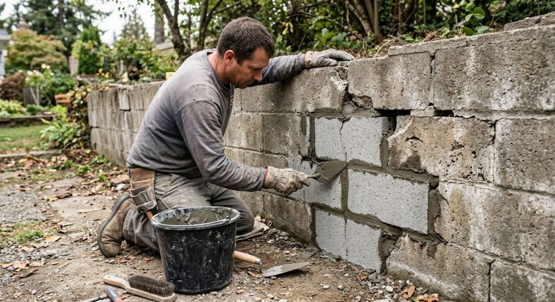 Concrete Block Repair in Spring Lake, MI