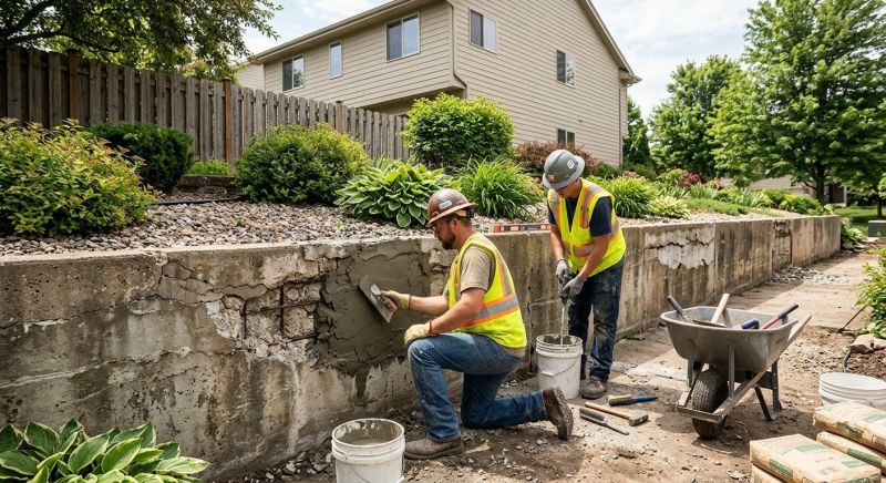 Retaining Wall Repair in Byron Center, MI