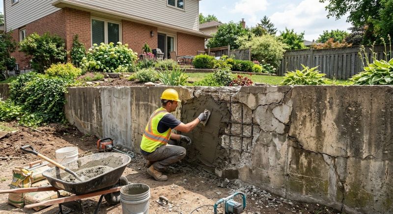 Retaining Wall Repair in Grand Haven, MI