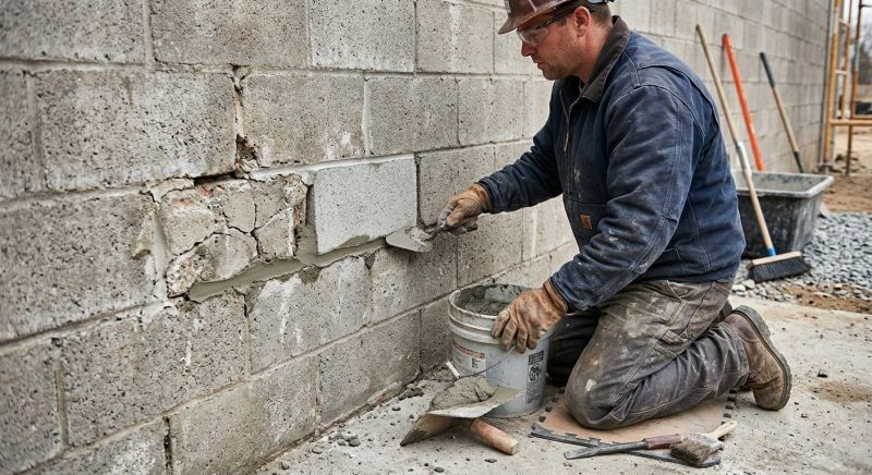 Rock Wall Repair in Holland, MI