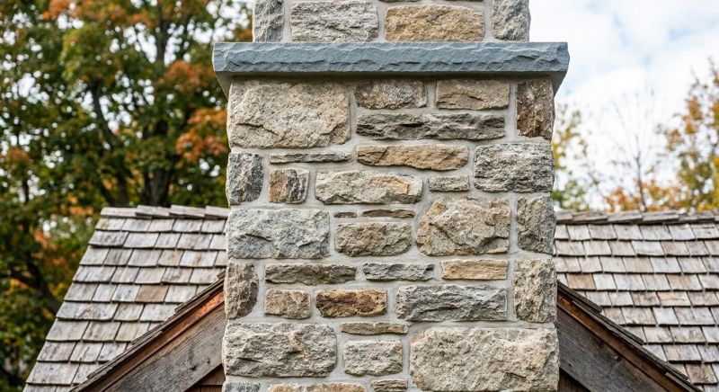 Stone Chimney Installation in Holland, MI