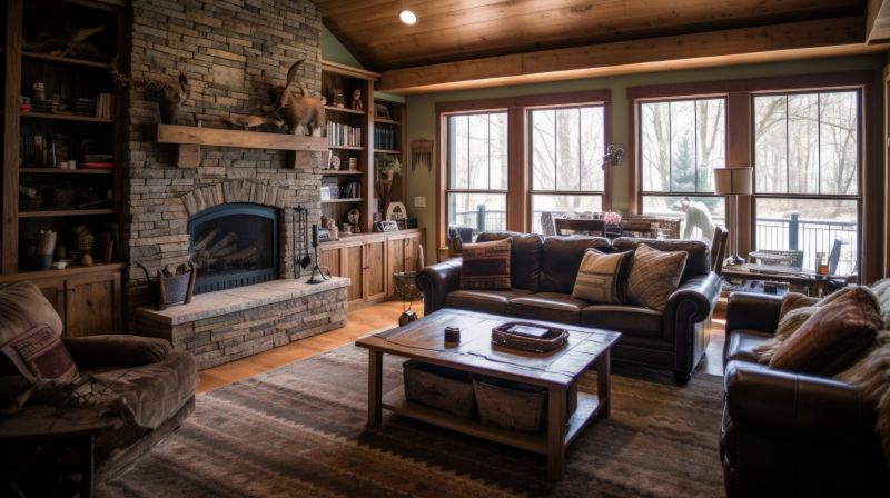 Stone Chimney Installation in Saugatuck, MI