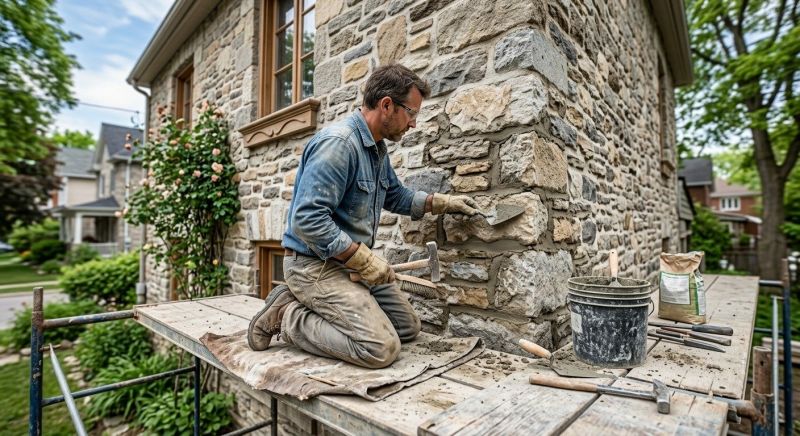 Stone Masonry Repair in Allegan County, MI