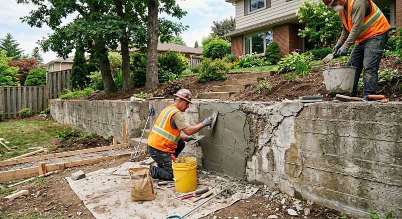 Retaining Wall Repair in Allegan, MI